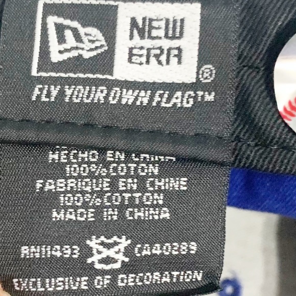 New Era 9 Forty Toronto Blue Jays Embroidered Baseball Cap Back Velcro Clodure - Picture 10 of 11